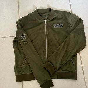 vintage hard rock cafe paris zip up jacket. kids large